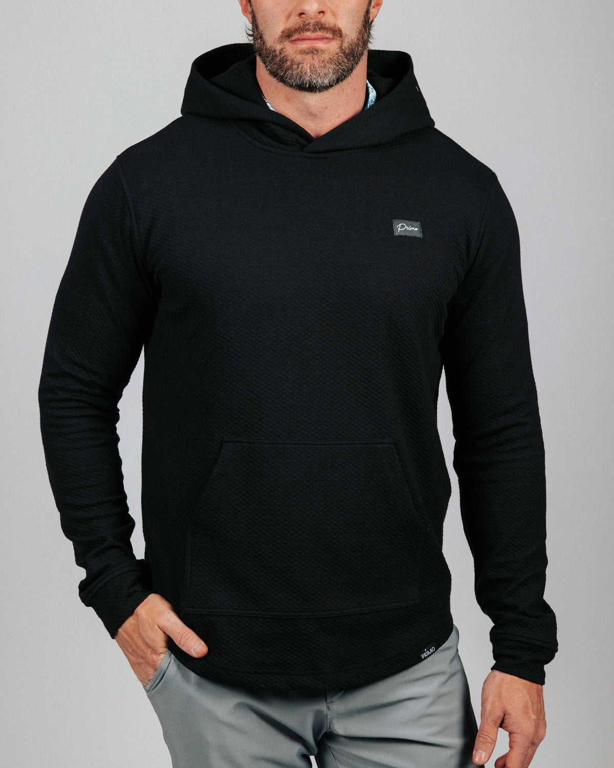 Primo Women's Waffle Hoodie (Black)