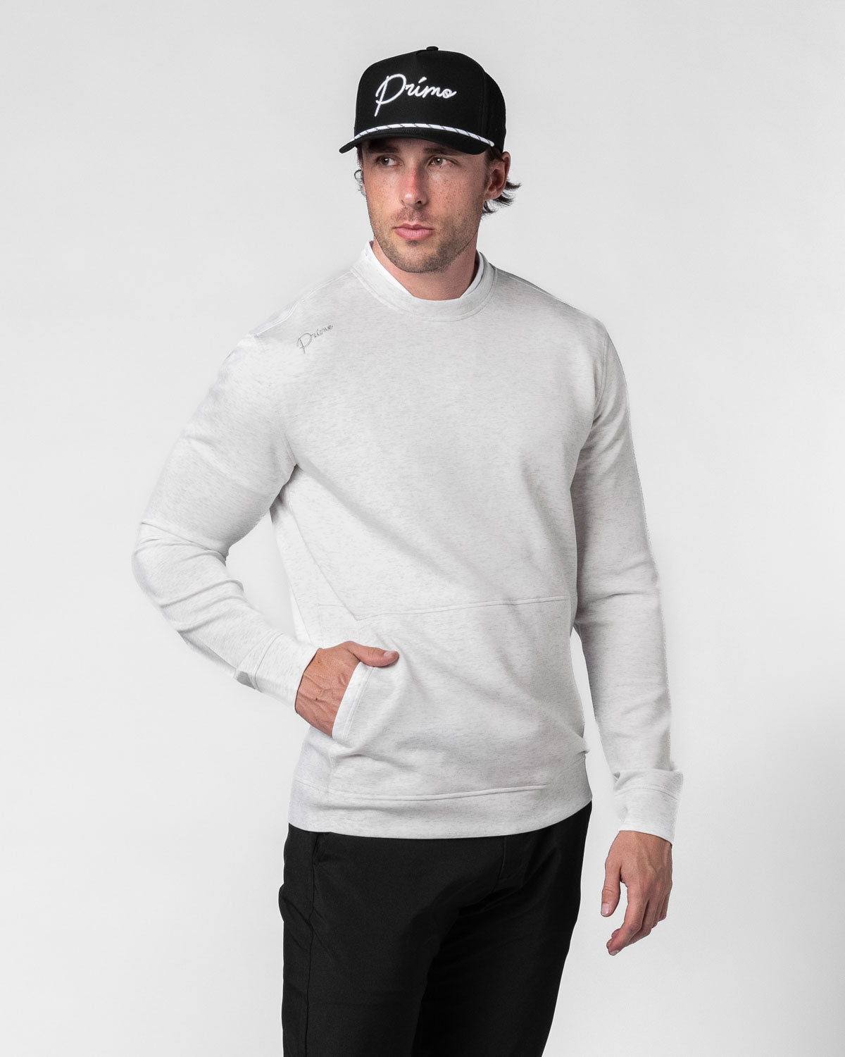 Primo Fairway Crew Neck (Heather Gray)