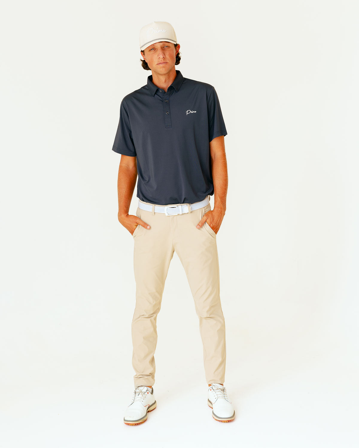 Grant Horvat Essentials Classic Polo (Dark Gray)