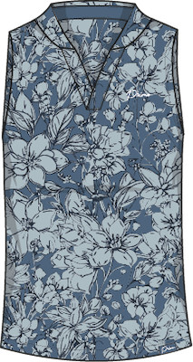 Women's Sleeveless Blade Polo | Shipping Spring 2027 (White Azaleas)