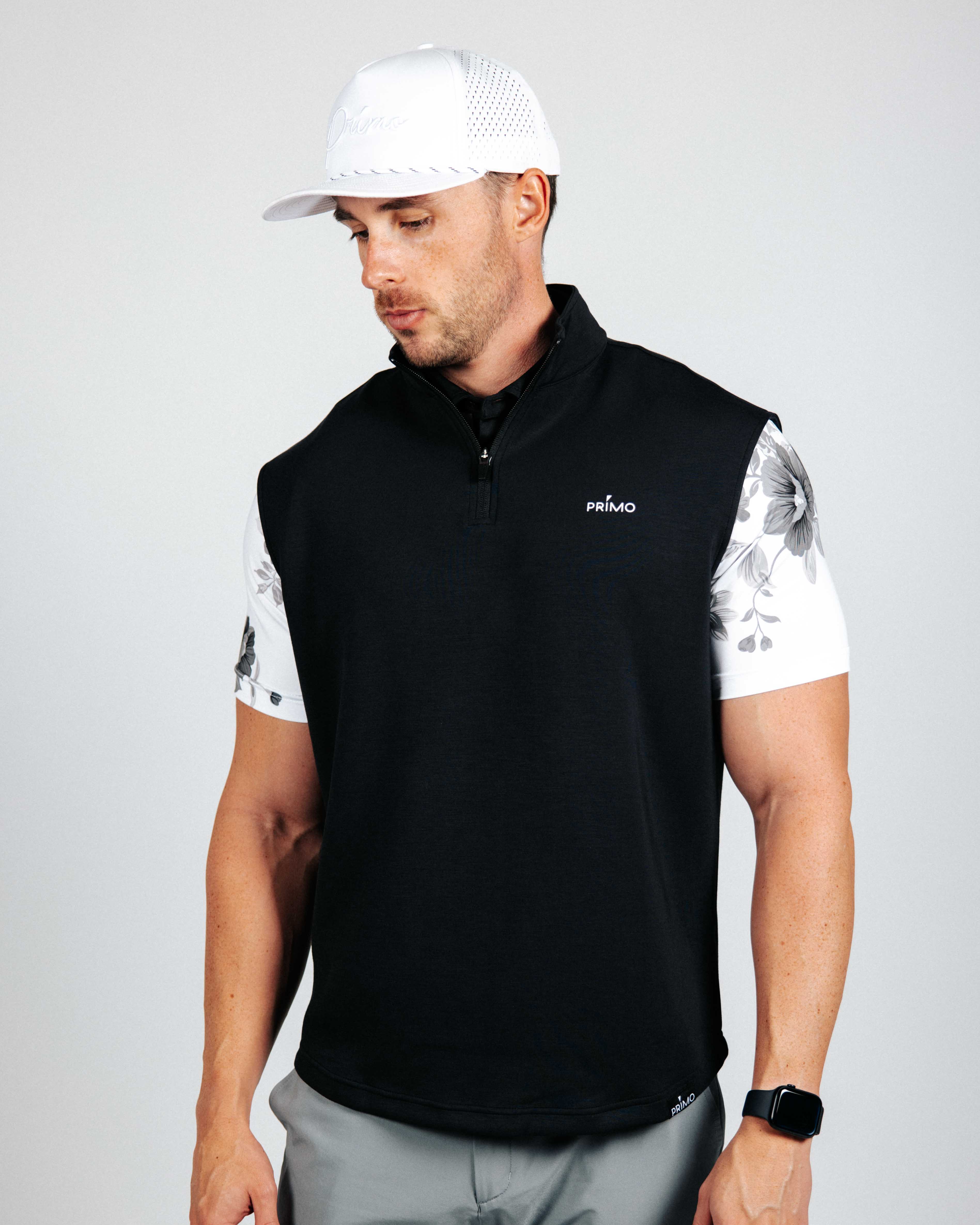 Primo CoreSoft Quarter Zip Vest (Black)