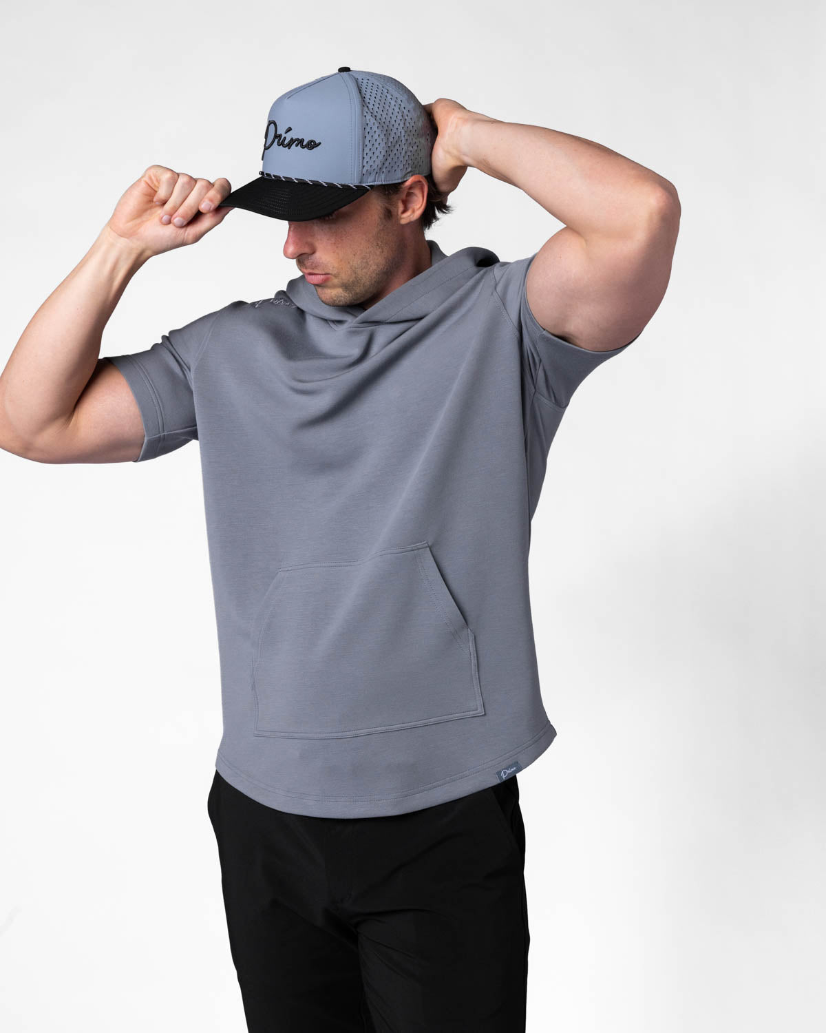CoreSoft Hooded Tee (Light Gray)